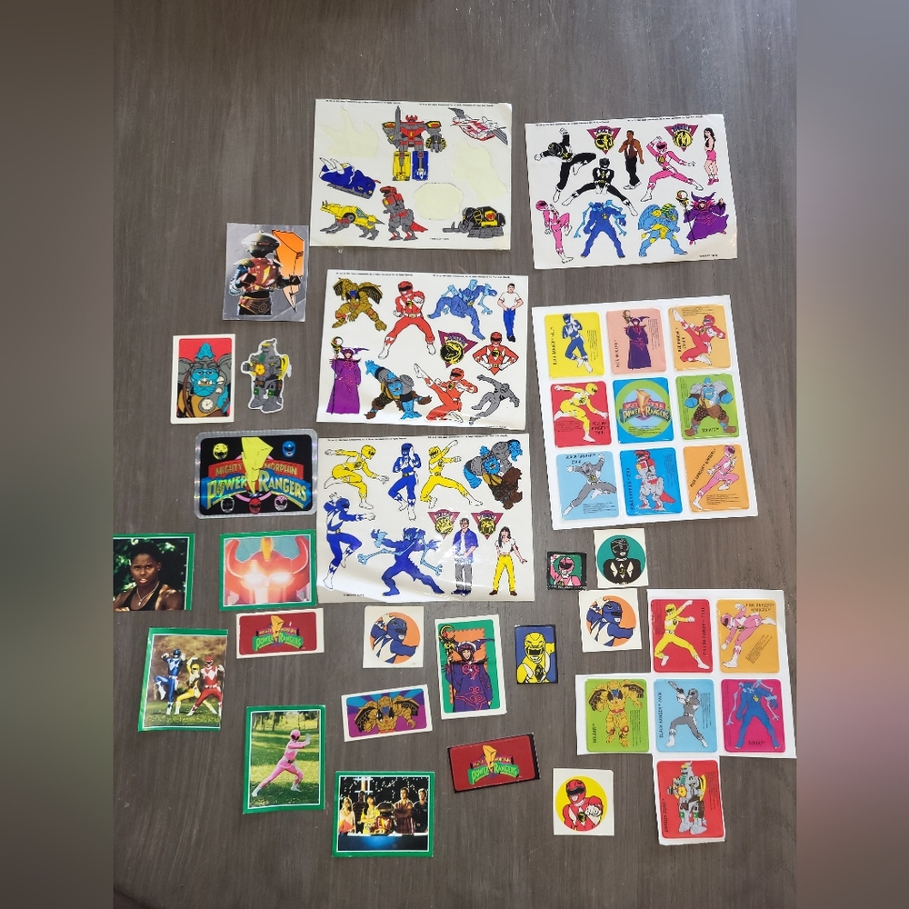 1990's Power Rangers Stickers